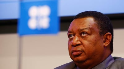 The Opec secretary general Mohammed Barkindo is brokering talks over a production output cut. Leonhard Foeger / Reuters