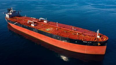 The Khorfakkan Zakum tanker operated by Adnoc L&S. Adnoc's shipping arm helps the national oil company transport crude oil, products dry bulk, container cargo, liquefied petroleum gas as well as LNG to global trading partners.Courtesy: Adnoc Logistics and Services