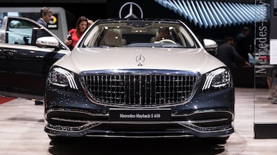 A Mercedes Maybach S650 on display. Wikimedia Commons
