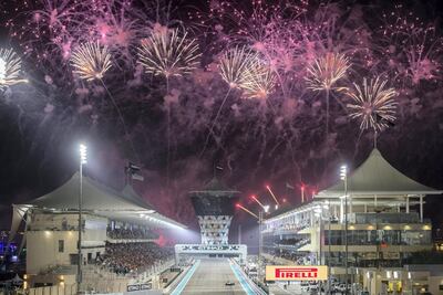 The sky will be lit up on Monday, December 2. Courtesy Yas Island