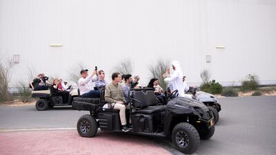 A US delegation of wildlife professionals visit the centre