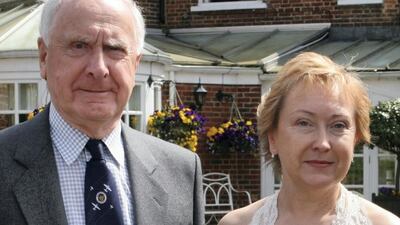 Dr Cathy Gardner with her late father Michael Gibson, who died in care. Courtesy Cathy Gardner