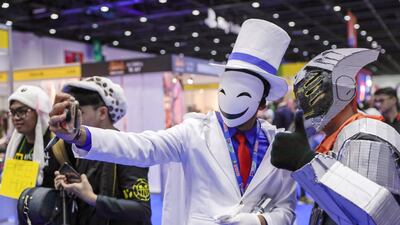 Cosplayers in action. Victor Besa / The National