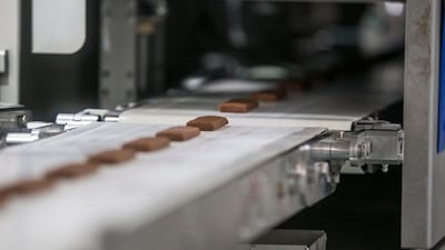 The 23,000 square metre factory also produces snack bars made of dates.