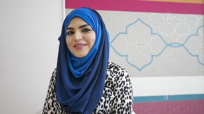 And Voila! The final complete look. Mona Al-Marzooqi / The National