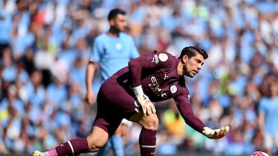 MANCHESTER CITY RATINGS: Stefan Ortega – 7. Pulled off a couple of excellent saves in the first half to maintain City’s lead. While the stand-in stopper’s distribution was sometimes wayward, he looked sharp between the sticks. Getty