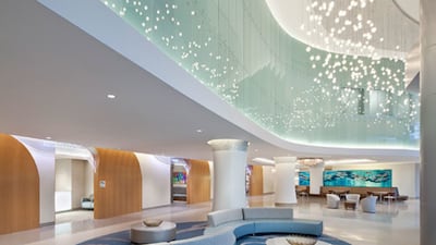 The new patient rooms will be a significant upgrade to the hospital's current 180-bed set up. Photo: Corniche Hospital