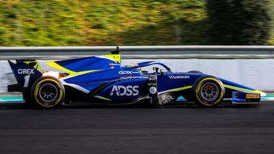 Deletraz tests his new ride. Courtesy ADSS