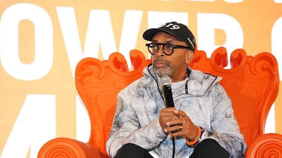 Filmmaker Spike Lee at an In Conversation session at On.DXB on November 23, 2019 in Dubai. Courtesy On.DXB