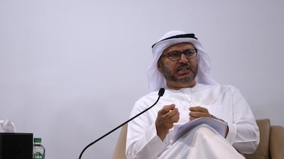 Dr Anwar Gargash, UAE’s Minister of State for Foreign Affairs, says Qatar is trying to win a media race rather than solving its problem. Ravindranath K / The National