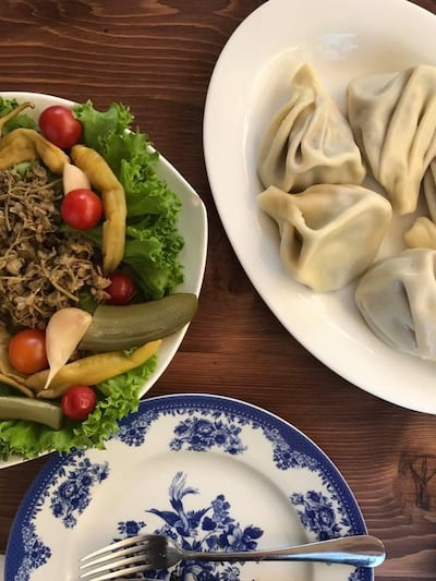 Khinkali dumplings. Courtesy Emily Price