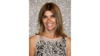 French Vogue editor Carine Roitfeld.