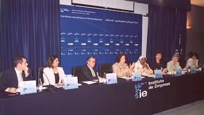 The AIWF's first conference outside the UK, in Spain's capital Madrid, 2002. Photo: AIWF