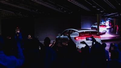 Applause from the audience.