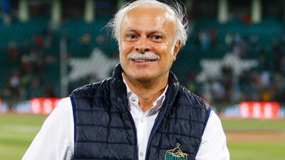 Alamgir Khan Tareen acquired the Multan Sultans Pakistan Super League franchise in 2018 along with his nephew Ali Khan Tareen. Photo: Multan Sultans / @MultanSultans / Twitter