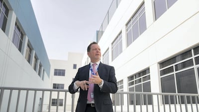 Nigel Cropley, principal of Gems Founders School Al Mizhar says an affordable model of education is proving attractive to parents. Reem Mohammed / The National