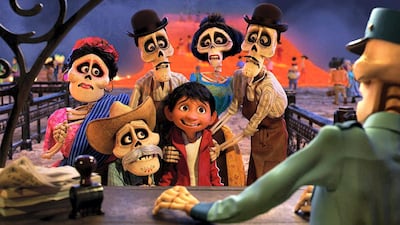 'Coco' (2017), Sophie Prideaux, assistant features editor: Like all good Pixar films, 'Coco' features just the right mix of humour and colour, alongside a story that tugs at the heartstrings. What makes the film so great though is the way it tells the story of a Mexican cultural tradition, the Day of the Dead celebrations. Courtesy Pixar