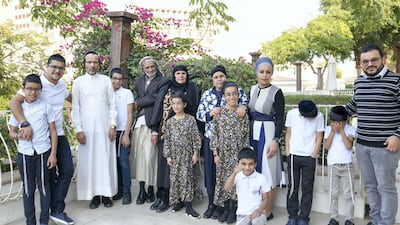 The Al Chabib and Fayez family are reunited in Abu Dhabi after two decades apart. Most fled to the UK in the late 1990s, but some stayed and suffered persecution at the hands of the Houthi militia. Khushnum Bhandari for The National