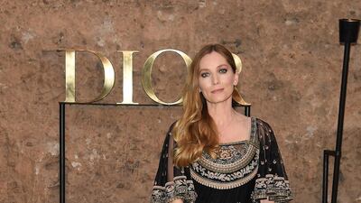 Style star Lucie de la Falaise attends the Christian Dior Cruise 2020 show in Marrakech. Getty Images