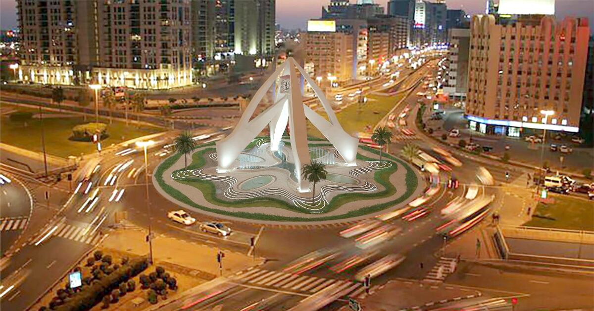 Bahrain Riffa Clock Roundabout Dubai's historic Clock Tower roundabout set for major renovation | The ...
