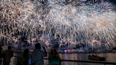 Yas Bay Waterfront's Eid fireworks