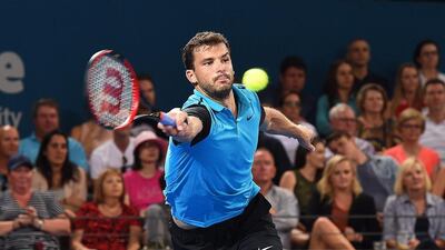 Grigor Dimitrov previously broke into the world's top 10 but is now back at No 28 in the rankings. Dave Hunt / EPA