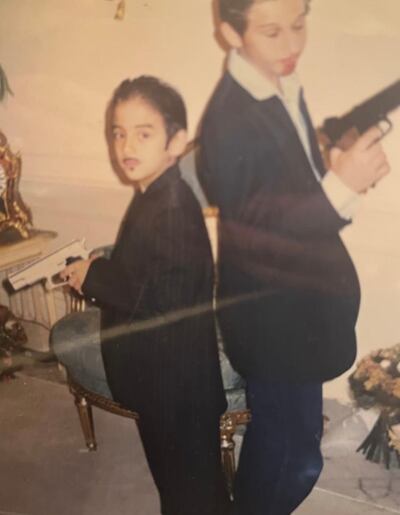 Mohamed starred in most of his brother's childhood films, including the mafia short Da Mob. Photo: Ali Mostafa