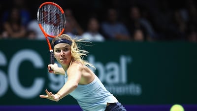 Elina Svitolina will begin her defence of the Dubai Duty Free Tennis Championships title as the top seed following Simona Halep's withdrawal. Clive Brunskill / Getty Images
