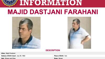 The FBI wanted poster for Majid Farahani. Photo: FBI