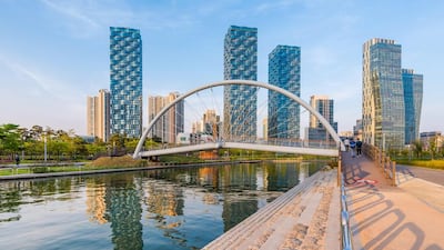 Cisco met Songdo’s, above, need for smart services that addressed real needs, as well as its need for another source of capital, writes Caspar Herzberg. Nattanai Chimjanon / Alamy Stock Photo