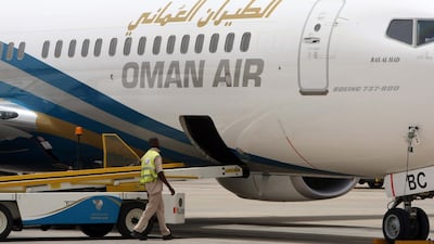 Oman Air continues to operate its network from Muscat, with Muscat International Airport functioning as normal. Stephen Lock / The National