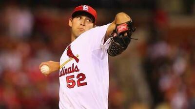 Starter Michael Wacha made his MLB debut pitching against the Kansas City Royals at Busch Stadium on May 30, 2013 in St Louis.