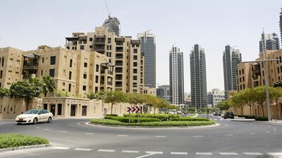 Downtown Dubai high to luxury-end apartments: 1BR - Dh115,000 average rental rate, down 2.5% year-on-year. 2BR - Dh175,000 average rental rate, up 2.9% year-on-year. 3BR - Dh240,000 average rental rate, down 2% year-on-year. Sarah Dea / The National