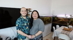 Daniel Becker and May Delgado pay the same amount each month on their mortgage as they did to rent a studio apartment. Chris Whiteoak / The National