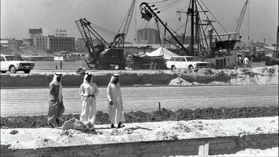 Dubai Creek in October, 1977 Getty Images