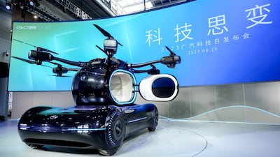 GAC Group's all-electric flying vehicle prototype. Photo: GAC