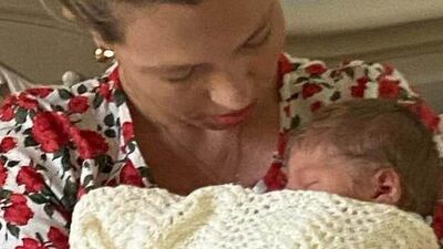 Britain’s Boris Johnson and his fiancée Carrie Symonds have named their new born child - Wilfred Lawrie Nicholas Johnson - after the two nurses who treated the prime minister when he had Covid-19 last month. Courtesy: Carrie Symonds's Instagram account