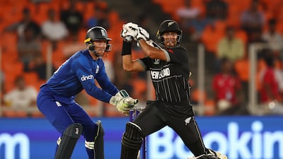 New Zealand's Rachin Ravindra in action. Reuters