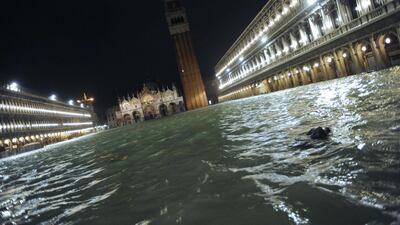 Piazza San Marco was particularly affected. EPA