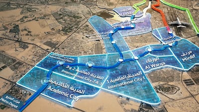 The Blue Line route. Photo: RTA