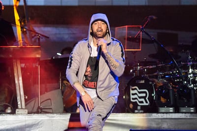 Eminem is among this year's first-time nominees for induction into the Rock & Roll Hall of Fame. AP