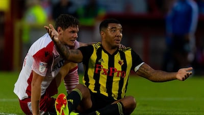 Watford captain Troy Deeney netted only five times last season. Getty Images
