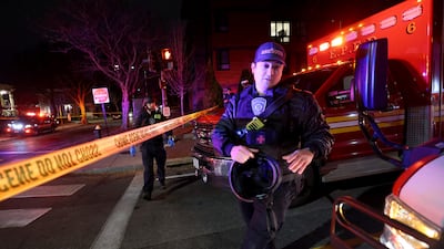 Tight security around the city of Providence as police continue their manhunt. AP