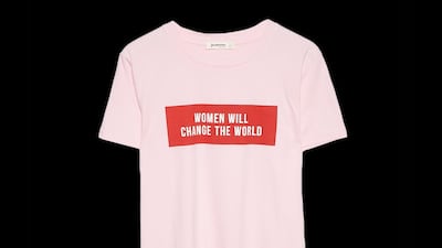 T-shirts make great coverups with shorts, or can be dressed up for dinner with wide-legged trousers; Dh39, Stradivarius