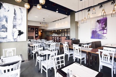 Eggspectation in Dubai's JBR is right next to the beach. Photo: Eggspectation