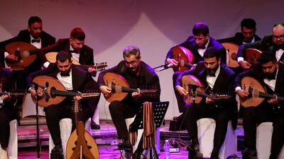 A music concert at Al Rasheed theatre in Baghdad