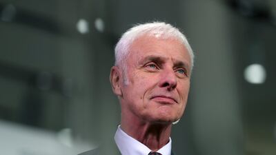 Matthias Mueller, chief executive officer of Volkswagen, says the company has secured $25bn worth of battery supplies to push into electric cars in the coming years. Krisztian Bocsi / Bloomberg