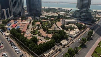 The British Embassy in Abu Dhabi. Christopher Pike / The National