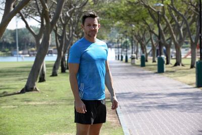 Lee Ryan shares his marathon prep tips. Razan Alzayani / The National