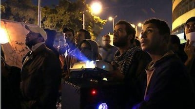 The activists believe the Egyptian public is being lied to by the army.